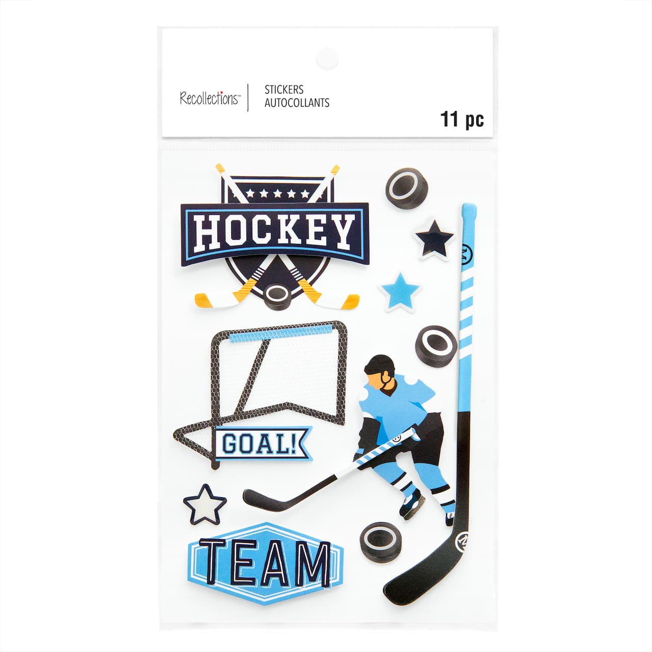 Hockey Chipboard Stickers by Recollections&#x2122;